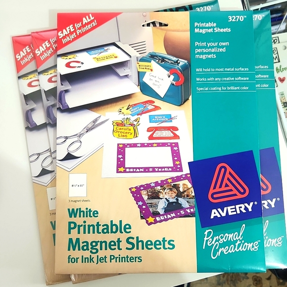 Avery | Office | White Printable Magnetic Sheets | Poshmark